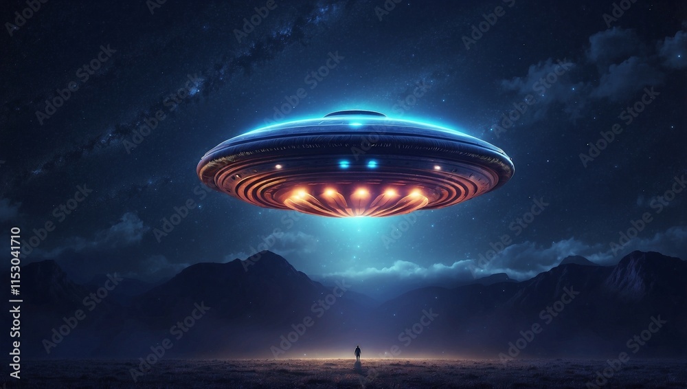 ufo in the night ufo in the night