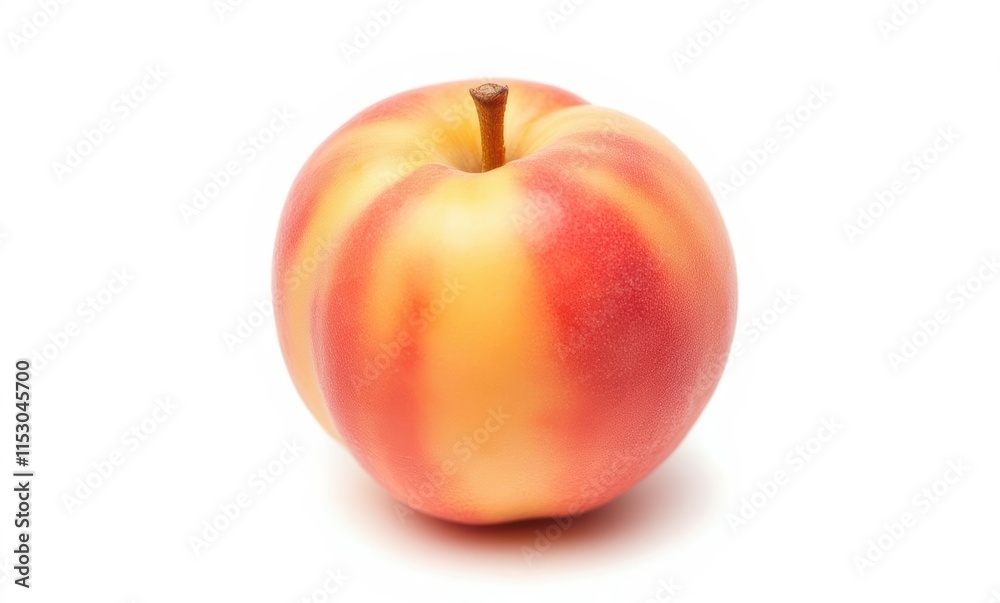 Fresh red and yellow apple on white background Fresh red and yellow apple on white background
