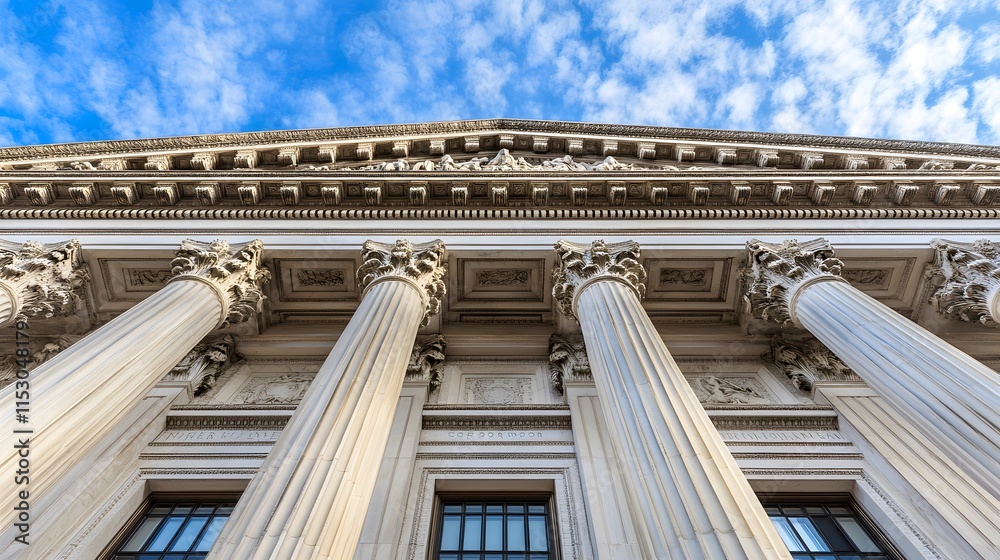 Federal Reserve building facade standing strong and secure, symbolizing economic stability and the central role of financial institutions in modern society Federal Reserve building facade standing strong and secure, symbolizing economic stability and the central role of financial institutions in modern society
