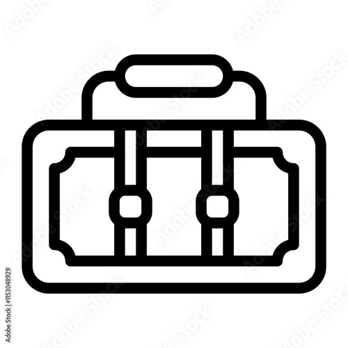 Briefcase Line Icon