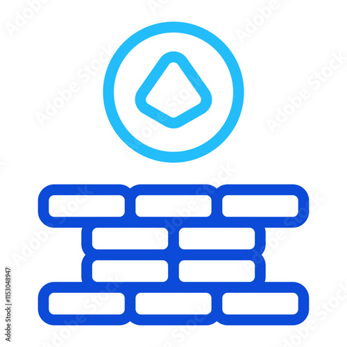 Brick Duoline Icon