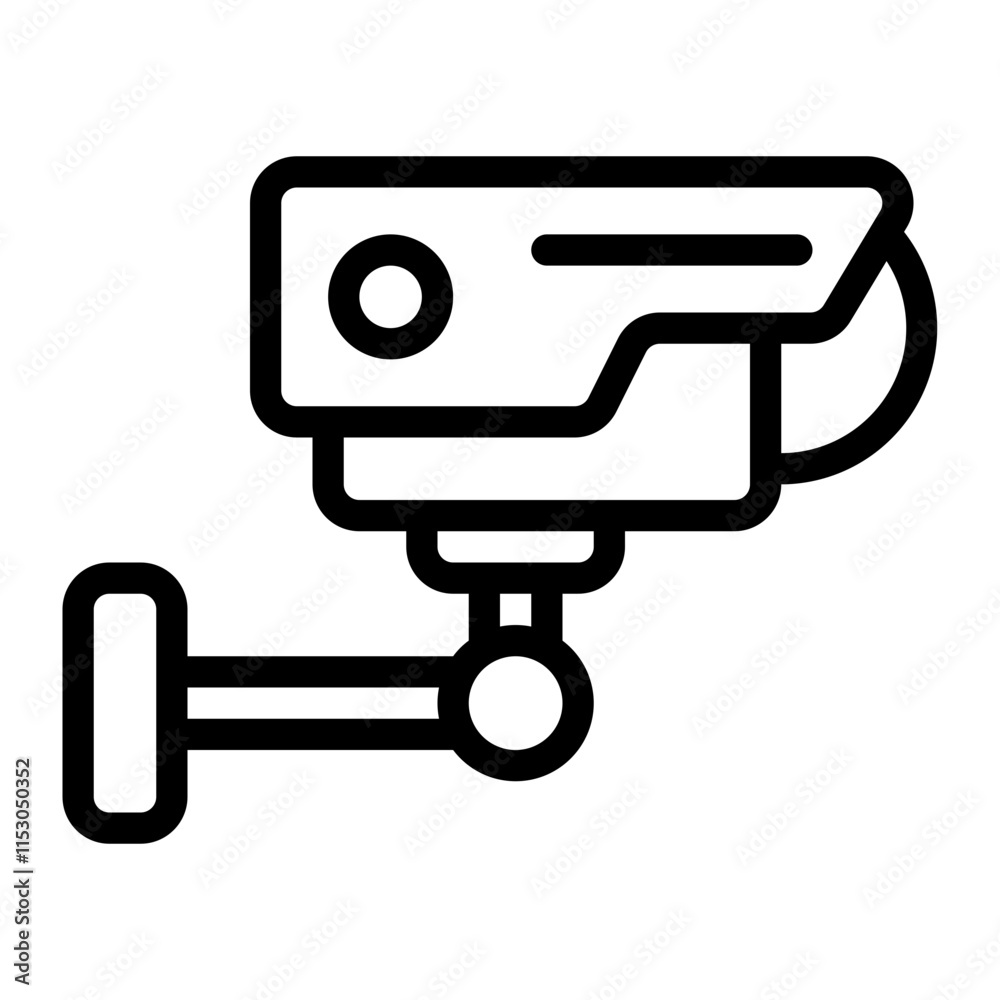 Cctv Line Icon Cctv Line Icon