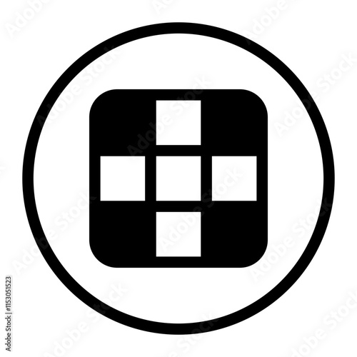 Chessboard Glyph Icon