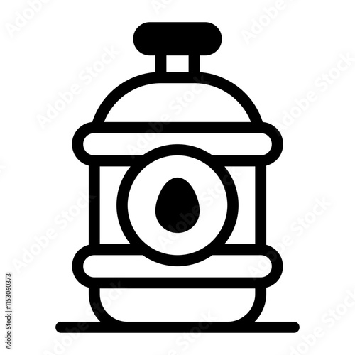 Gallon Glyph Icon