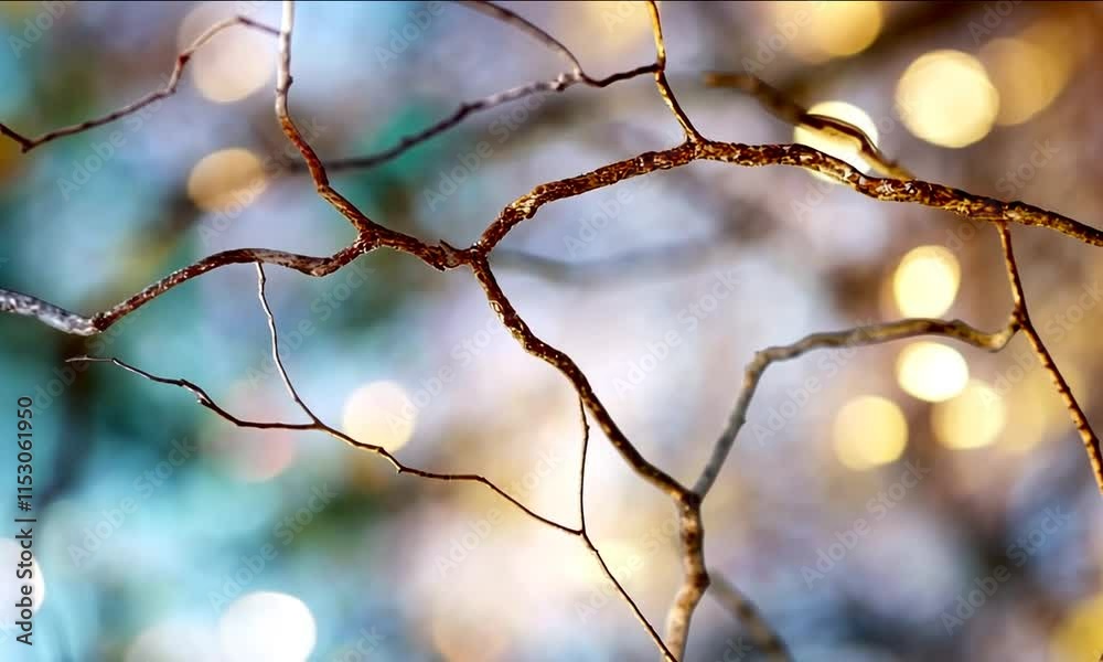 Intricate branches against a bokeh background. Intricate branches against a bokeh background.