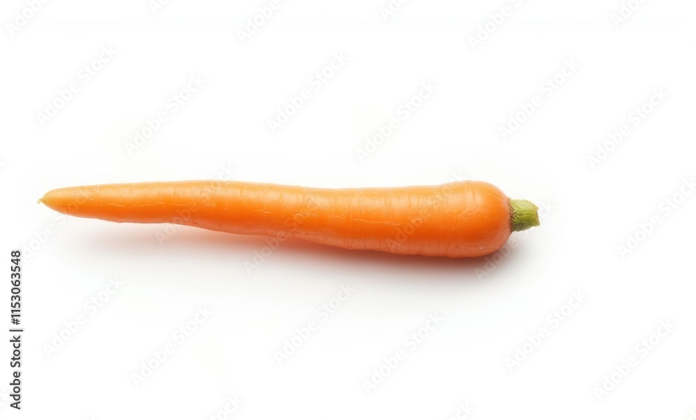 Fresh orange carrot on white background Fresh orange carrot on white background