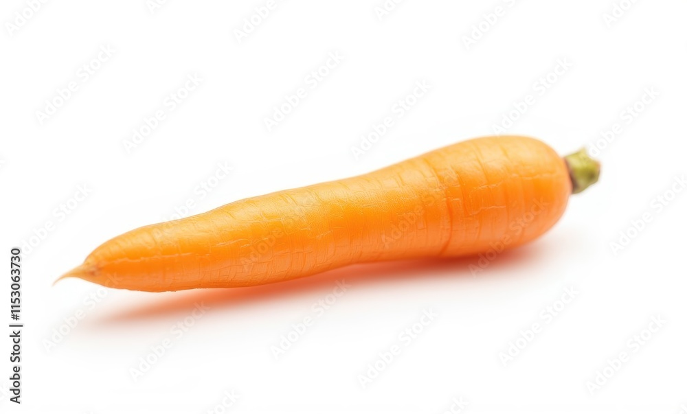 Fresh orange carrot on white background Fresh orange carrot on white background