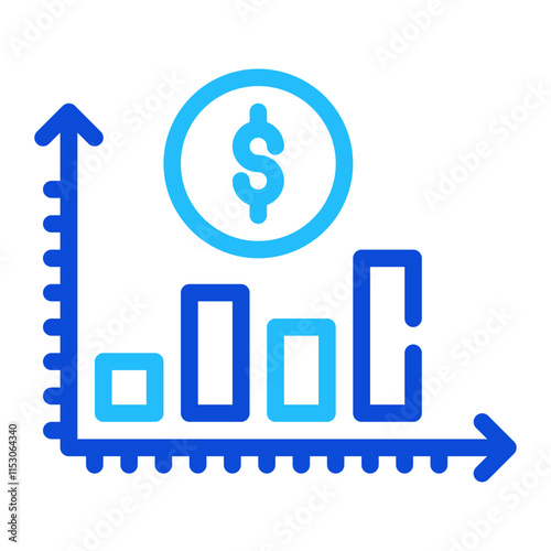 Graph Duoline Icon