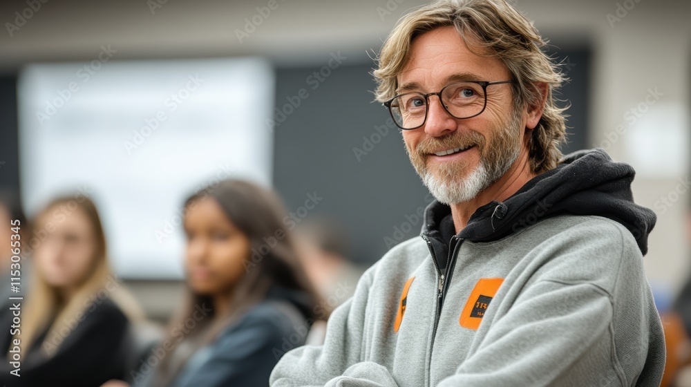 Professor Engaging Students in Interactive Learning