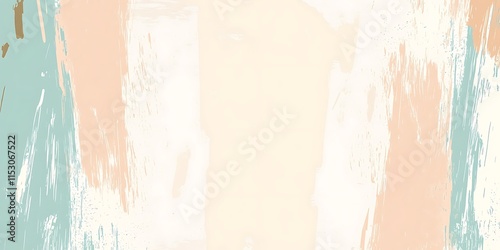 Abstract art background with pastel colors and brush strokes.