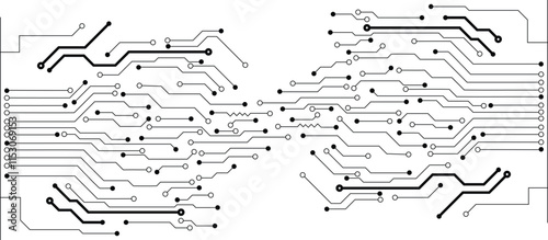 Communication and engineering concept. Vector illustration