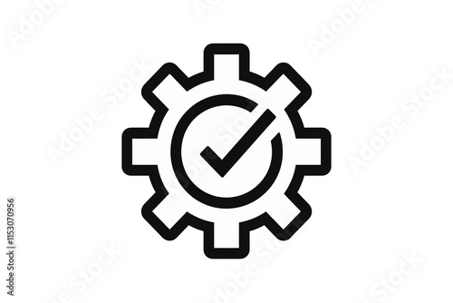 a black and white logo