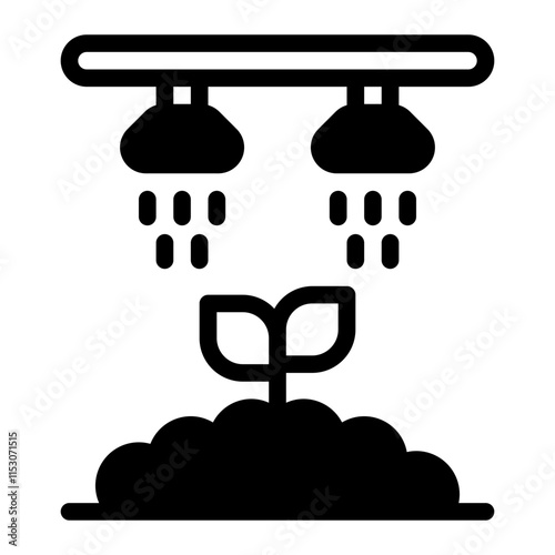 Irrigation Glyph Icon