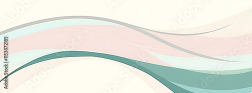 Abstract pastel wave background design. (6)