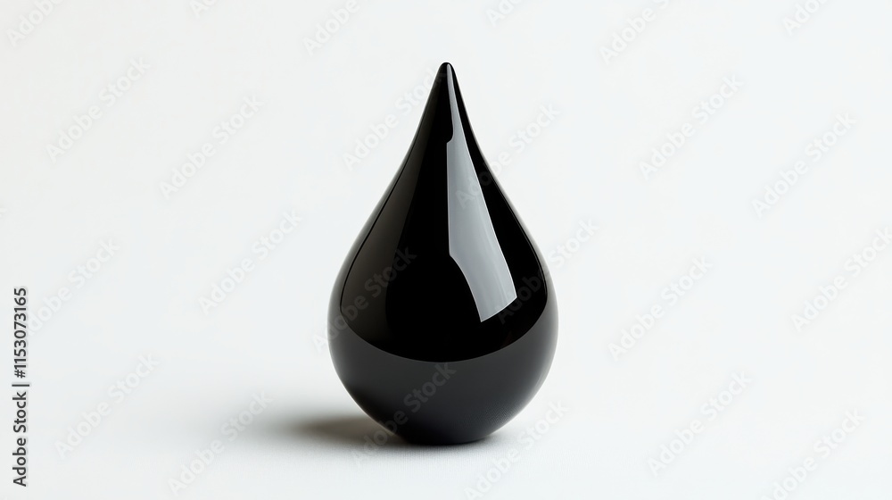 A sleek black drop shape, symbolizing elegance and sophistication in culinary presentation. A sleek black drop shape, symbolizing elegance and sophistication in culinary presentation.
