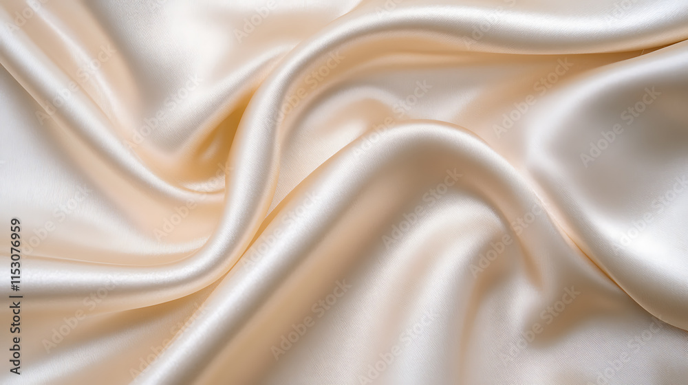 Handmade satin fabric weave close-up detail textile studio soft textures elegance concept