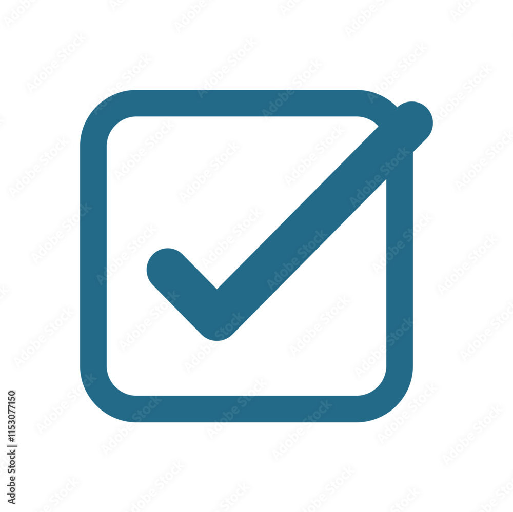 Checkmark Icon Vector Logo template. Check list button icon, Transparent Background, PNG Checkmark Icon Vector Logo template. Check list button icon, Transparent Background, PNG