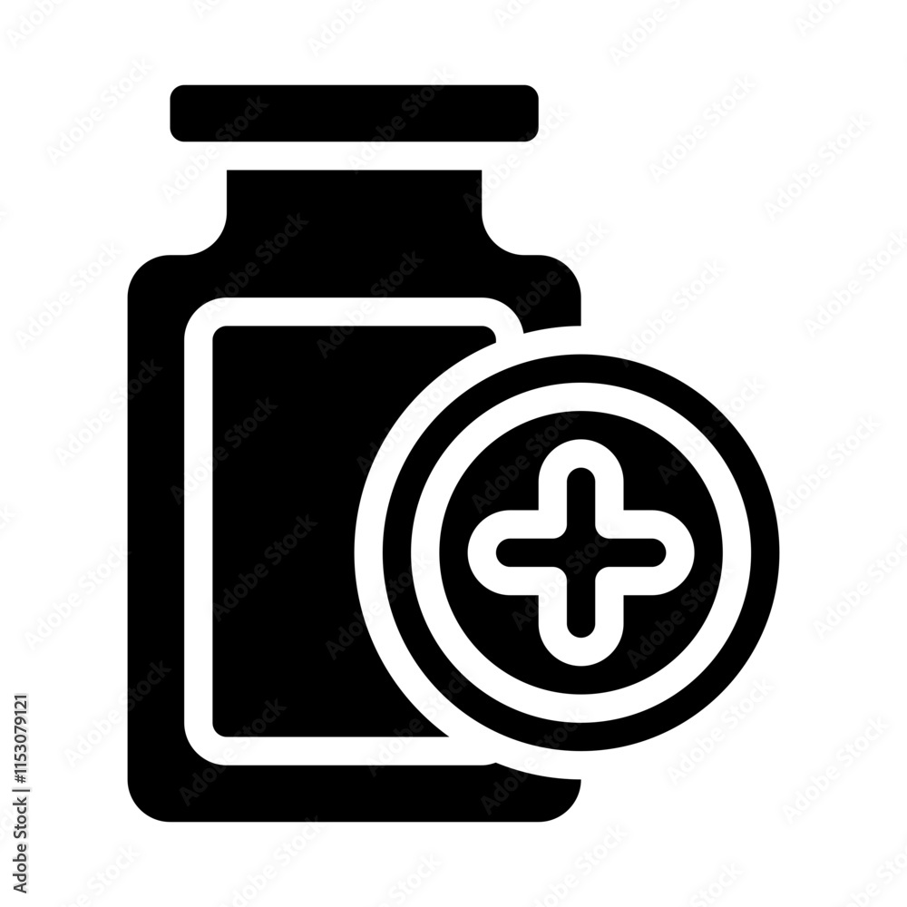 Obraz premium Medicine Solid Icon