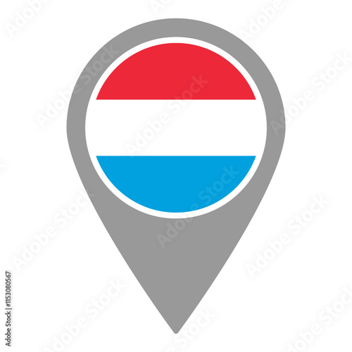 Luxembourg flag location pin, flag application, Flag on Location Pin, graphic design, map pointer, vector illustration. Free Download Luxembourg flag location pin, flag application, Flag on Location Pin, graphic design, map pointer, vector illustration. - GFXLoad