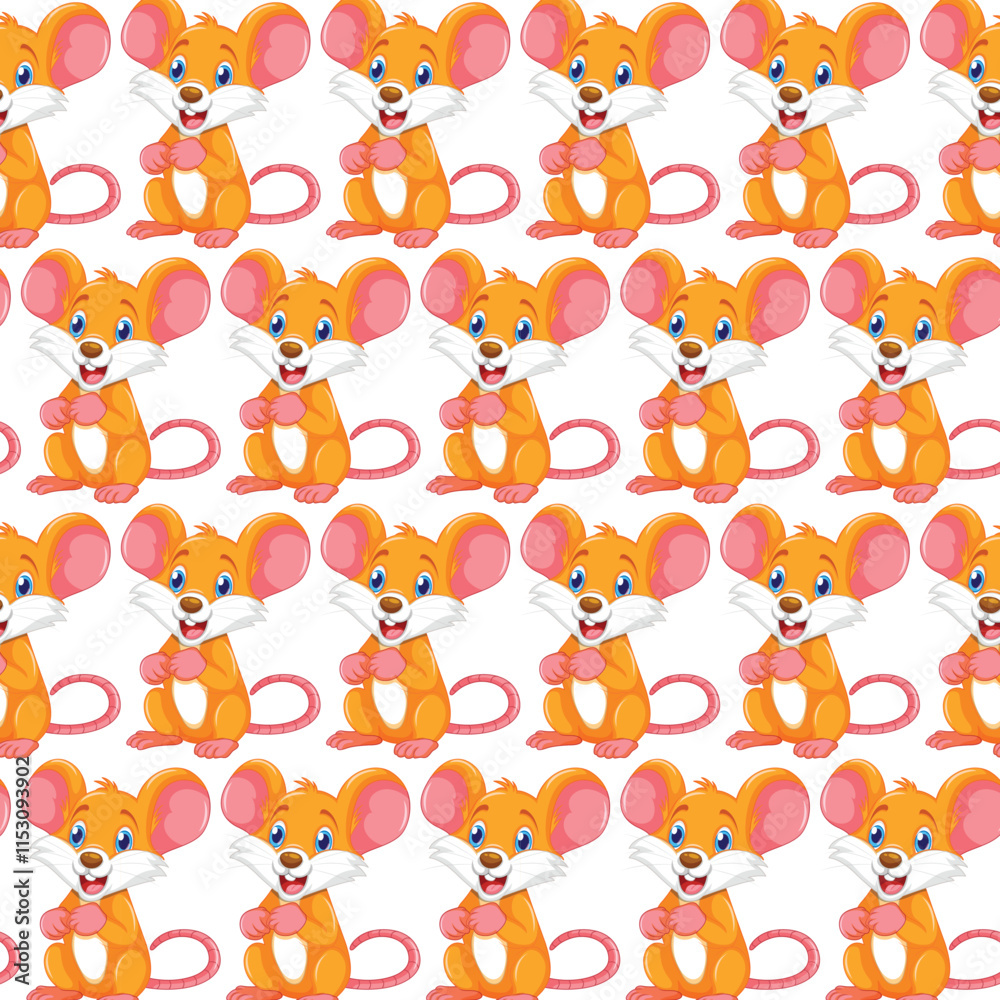 Fototapeta premium seamless pattern with animals