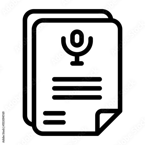 Script Line Icon