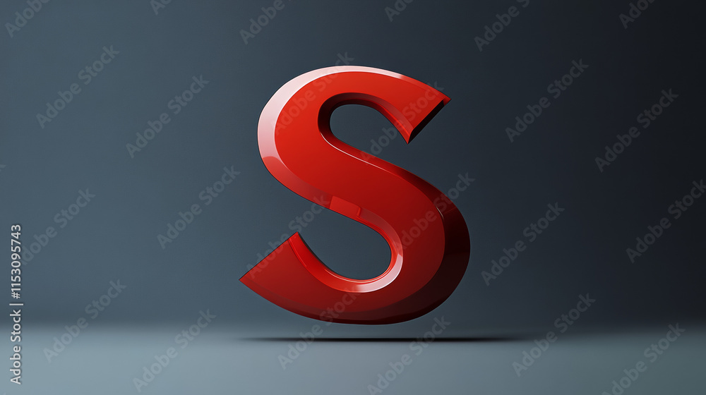 Vector letter S logo. Brand logo S for the company in the form of 3D letters. Red style. Vector letter S logo. Brand logo S for the company in the form of 3D letters. Red style.
