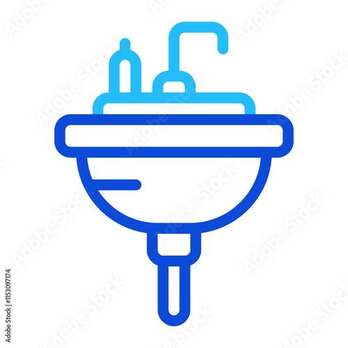 Sink Duoline Icon