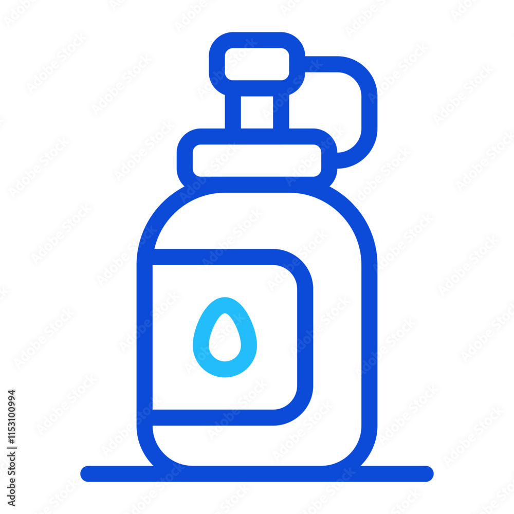 Water Block Duoline Icon