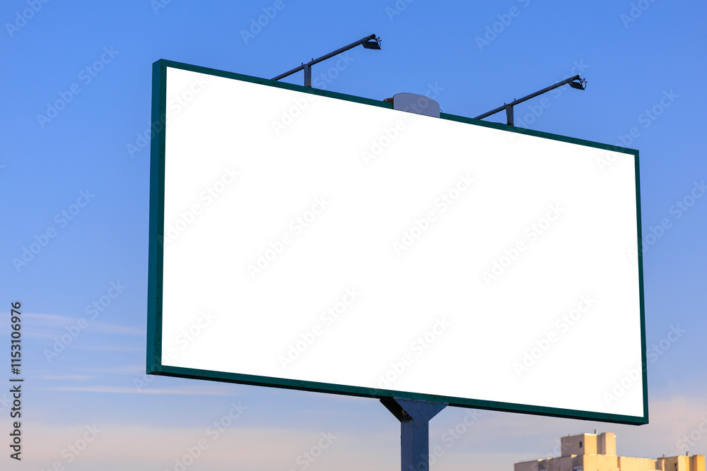 Obraz premium Large billboards for outdoor advertising along the roads. Background for design. 