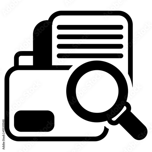 Search glyph icon