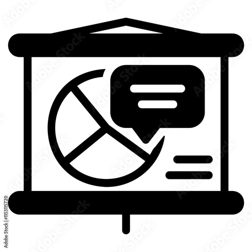 Presentation glyph icon