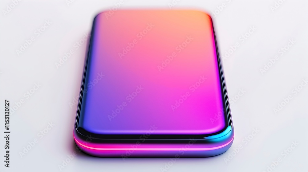 Vibrant Smartphone Design with Gradient Colors Vibrant Smartphone Design with Gradient Colors