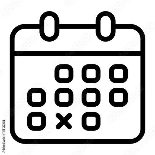 calendar time line icon