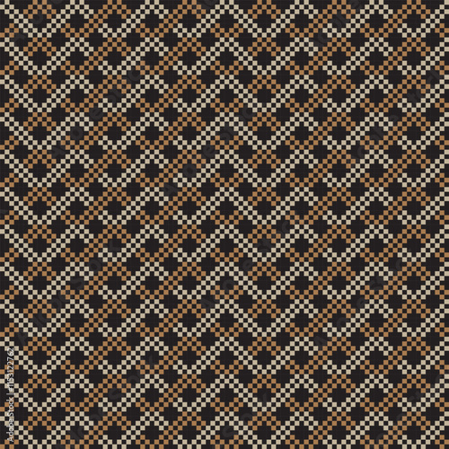 Neutral Colour Chevron Fair Isle Seamless Pattern Design