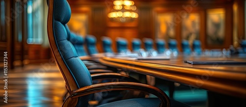 Luxurious Conference Room: A Glimpse into Corporate Elegance