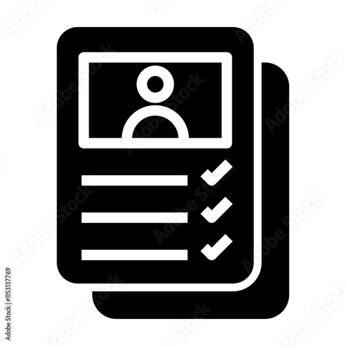 cv Solid icon
