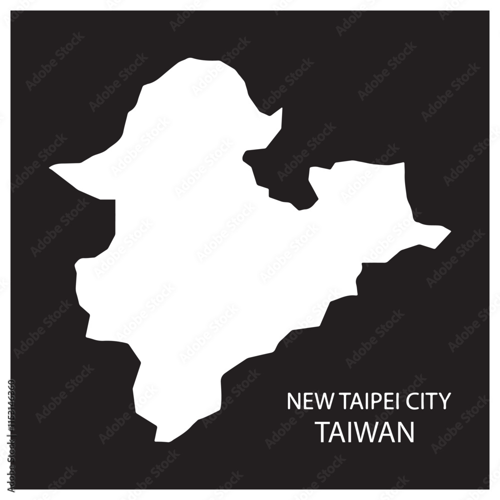 map of taipey city, taiwan