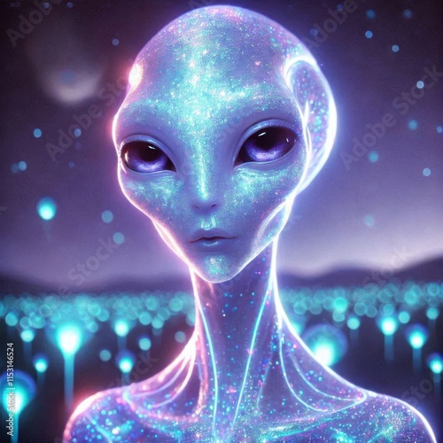 AI visualization of aliens