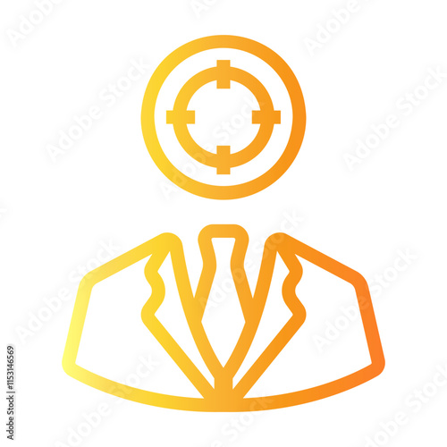 headhunting Line Gradient Icon