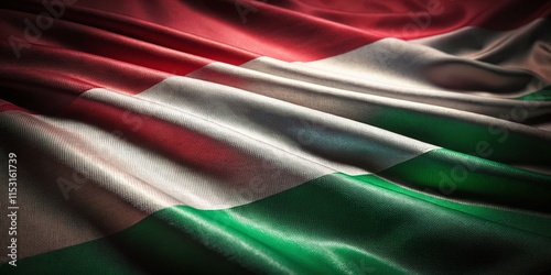 Wallpaper Mural Hungarian Flag at Night - Low Light Photography Stock Photo Torontodigital.ca