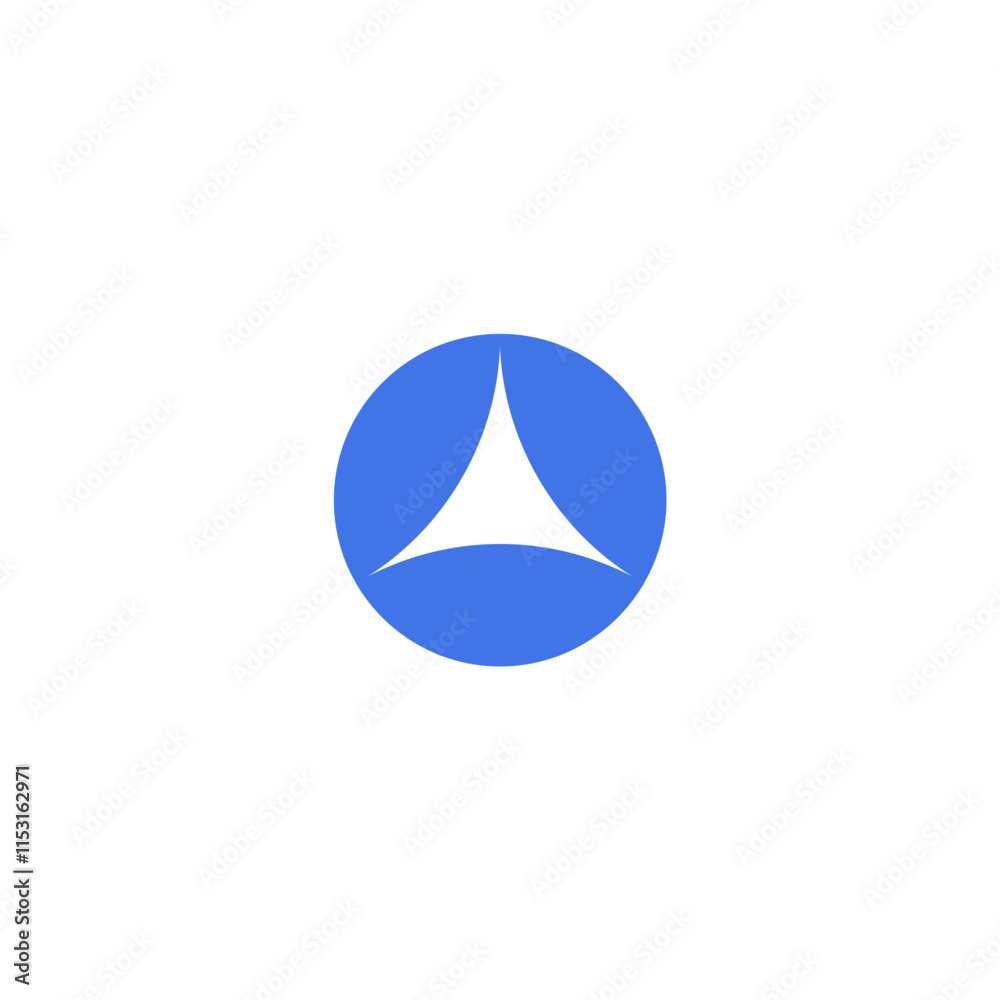 simple circle Logo Icon Design Vector unity. abstract line vector design illustration. simple circle Logo Icon Design Vector unity. abstract line vector design illustration.