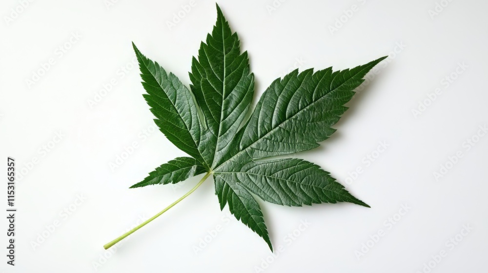 Stunning Green Leaf, Nature's Artistic Masterpiece