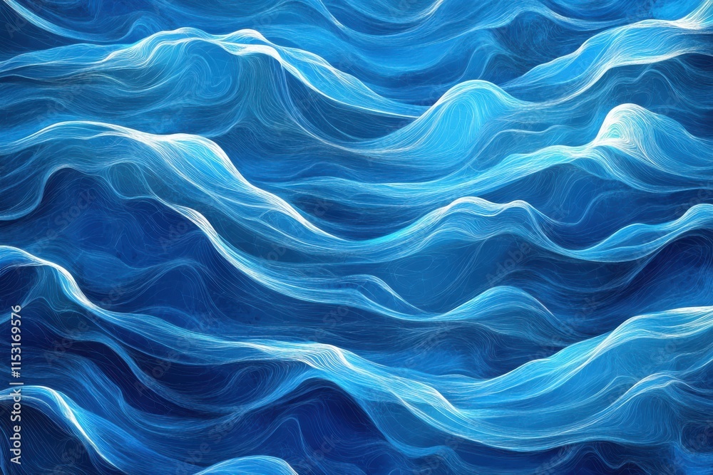 Fototapeta premium Abstract Waves Pattern Background for Artistic and Modern Designs