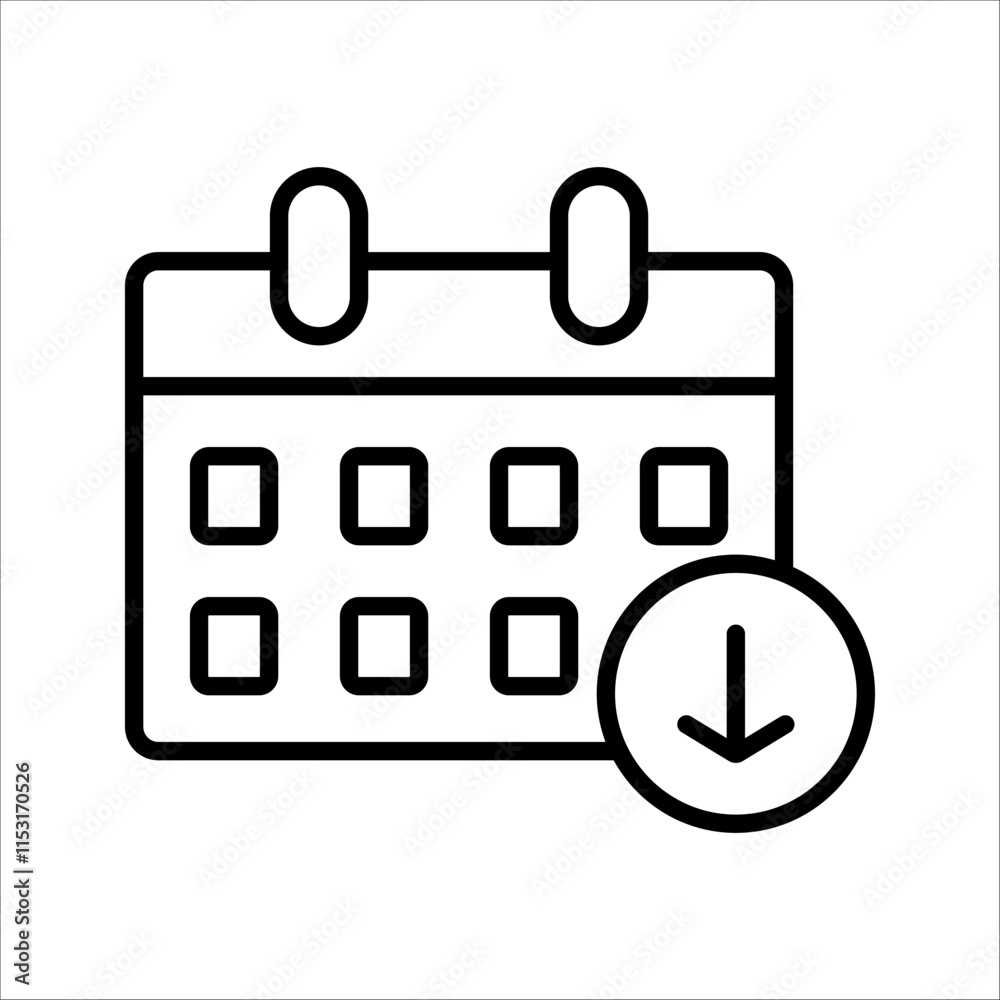 Countdown daily page calendar icon - 1 day left. Vector number day to go. Agenda app, business deadline, date. Reminder, schedule simple pictogram. Countdown daily page calendar icon - 1 day left. Vector number day to go. Agenda app, business deadline, date. Reminder, schedule simple pictogram.