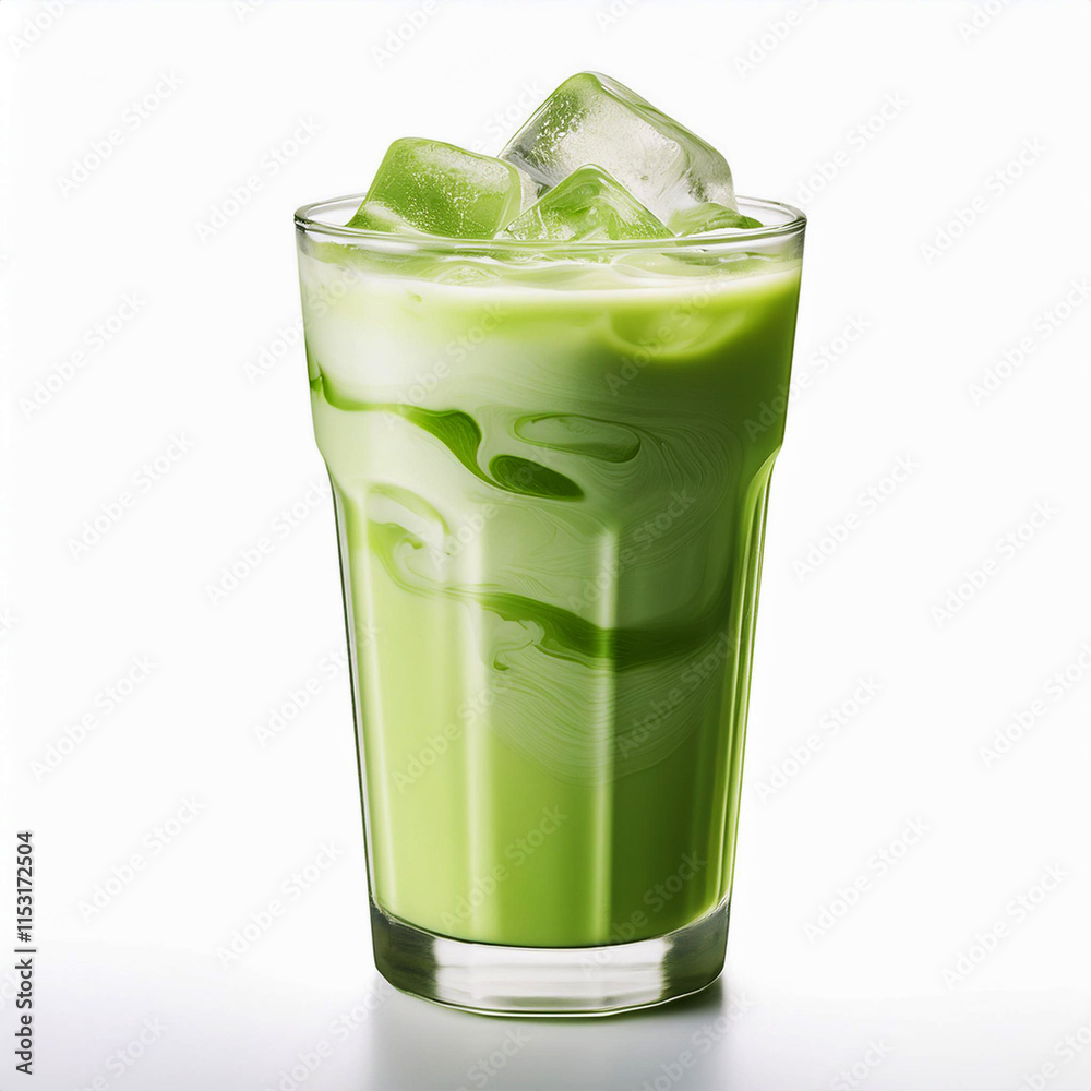 Close up of iced avocado juice Close up of iced avocado juice