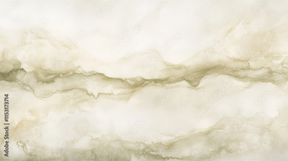 Abstract Landscape Painting - Delicate Tones and Flowing Layers Abstract Landscape Painting - Delicate Tones and Flowing Layers