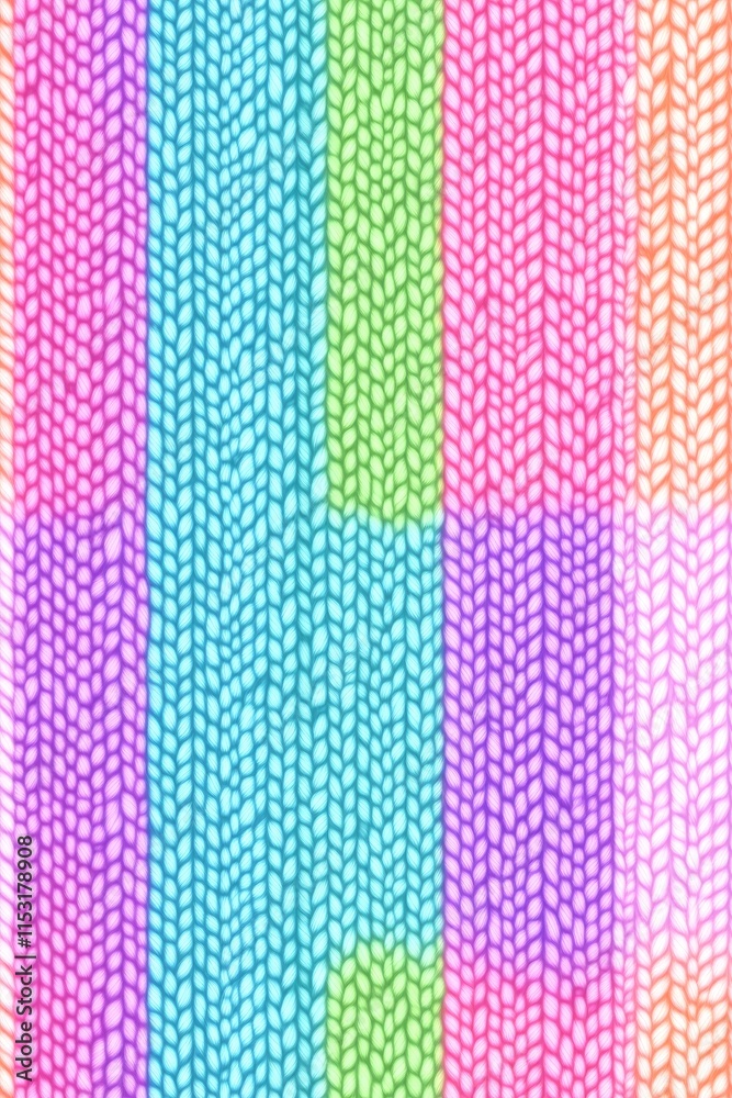 Seamless Linen Knit Textile Background with Colorful Geometric Patterns And Shapes Seamless Linen Knit Textile Background with Colorful Geometric Patterns And Shapes