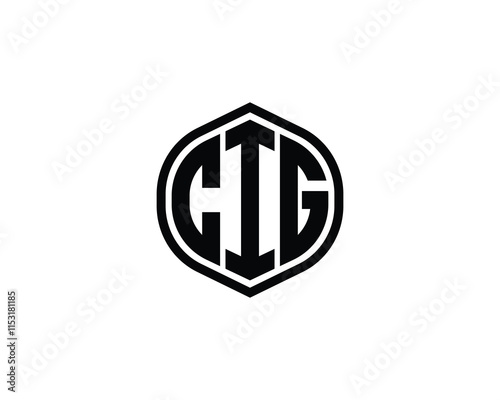 CIG Logo design vector template. CIG