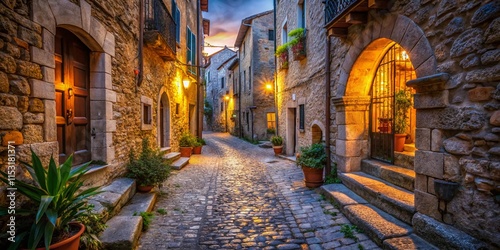 Long Exposure Photography: Medieval Alleyway, Pacentro, Abruzzo, Italy