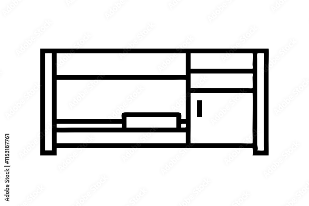 Murphy bed silhouette Murphy bed silhouette